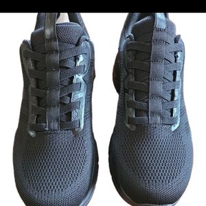 Skechers Work Mens Sneaker Skech-Air Ventura Slip Resistant Lace up Black Sz 10